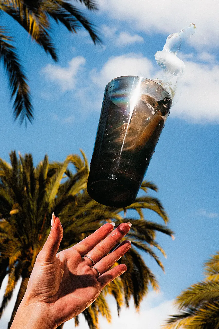 Vasos Irrompibles para Gin Tonic Negro Fumé